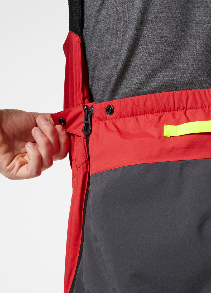 Helly Hansen Ægir H2Flow midlayer salopette detalje