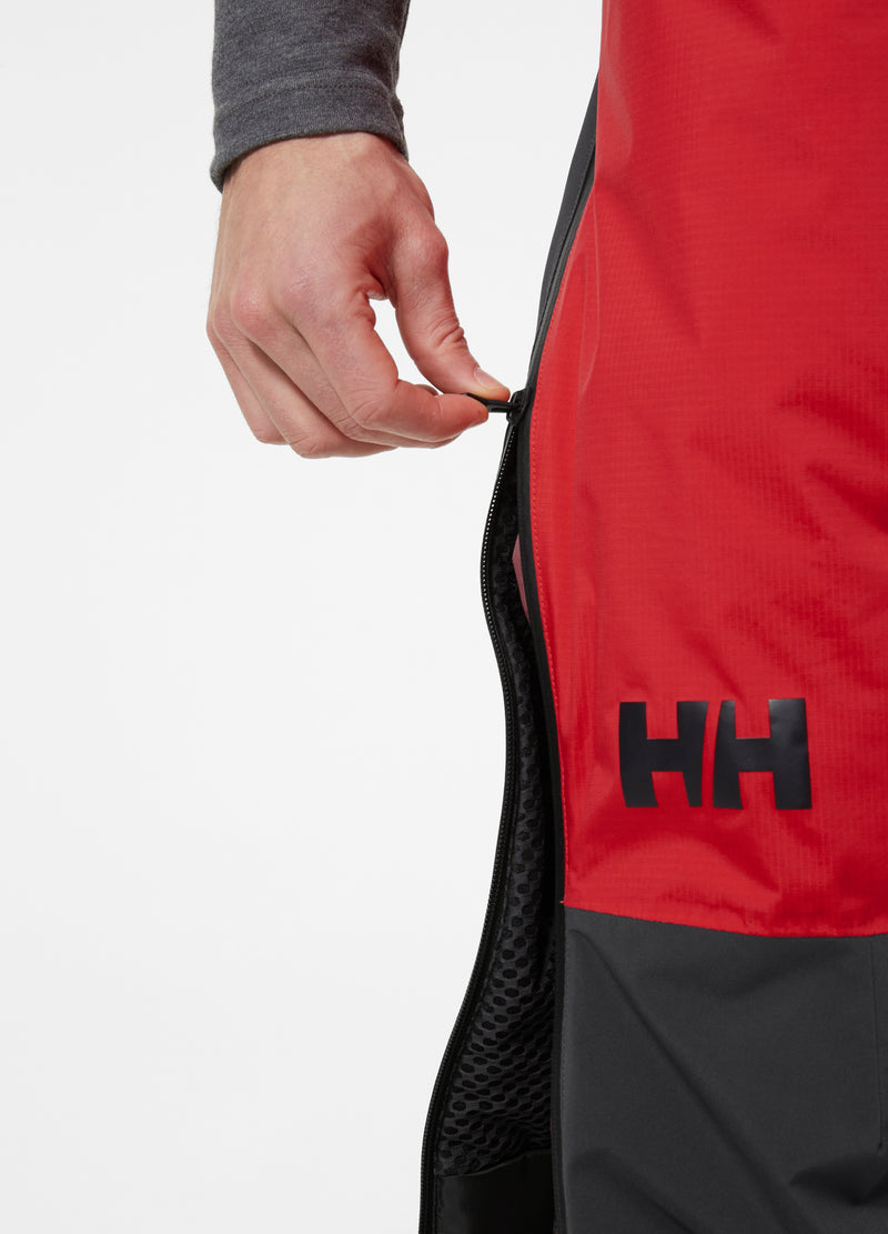 Helly Hansen Ægir H2Flow midlayer salopette detalje