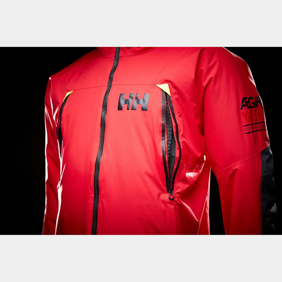 Helly Hansen Ægir H2Flow Midlayer sejlerjakke herre detalje