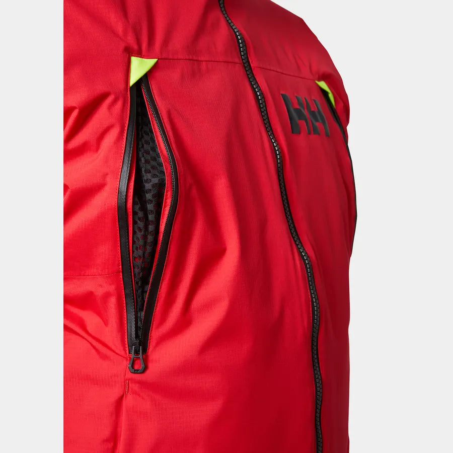 Helly Hansen Ægir H2Flow Midlayer sejlerjakke herre detalje