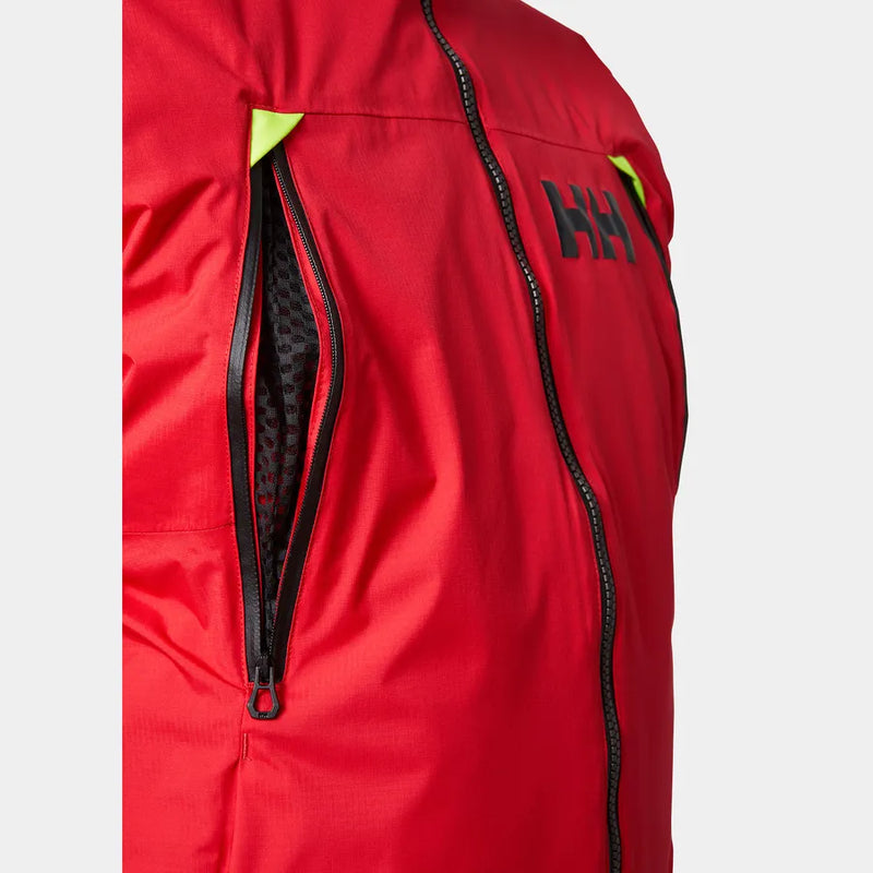 Helly Hansen Ægir H2Flow Midlayer sejlerjakke herre detalje