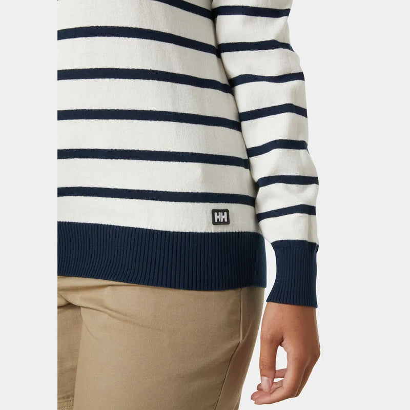 Helly Hansen marine striktrøje i økologisk bomuld 2.0 detalje