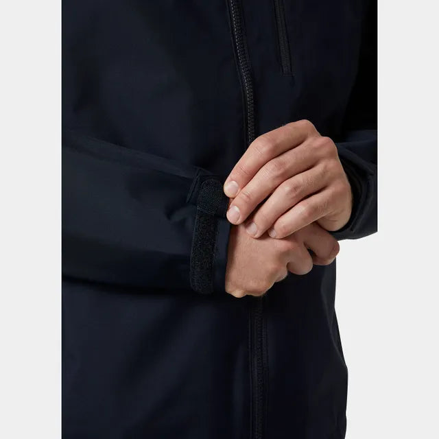 Helly Hansen Crew Hooded 2.0 herre sejlerjakke detalje
