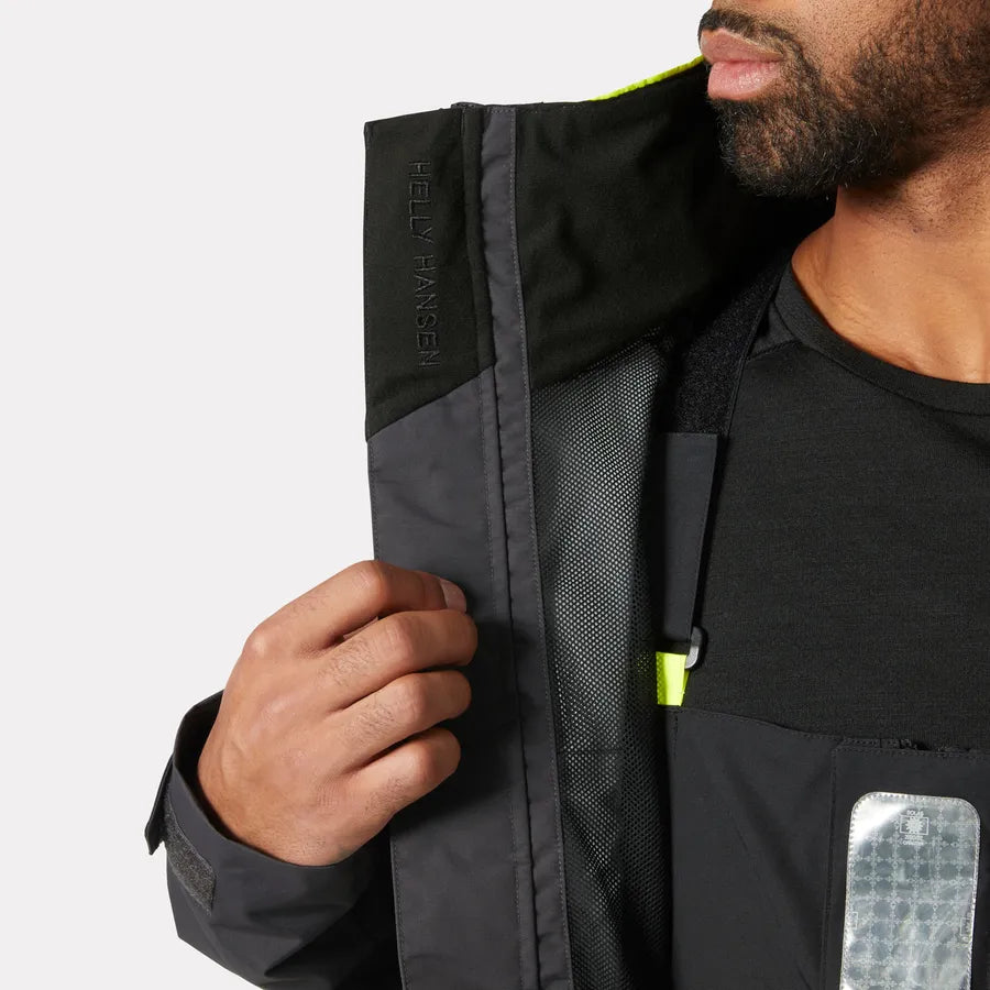 Helly Hansen Pier 4.0 herre sejlerjakke detalje
