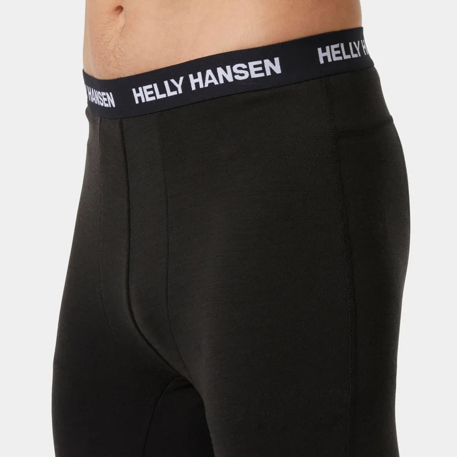 Helly Hansen LIFA Merino Midweight baselayer bukser herre detalje