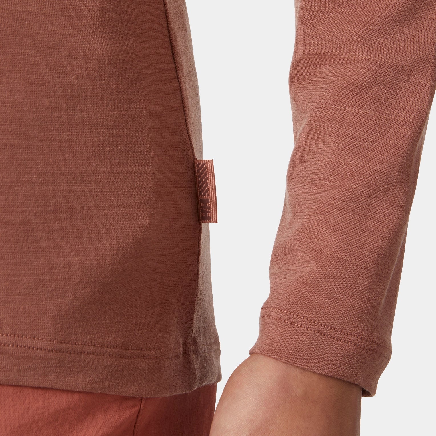 Helly Hansen HH Durawool langærmet baselayer trøje dame detalje
