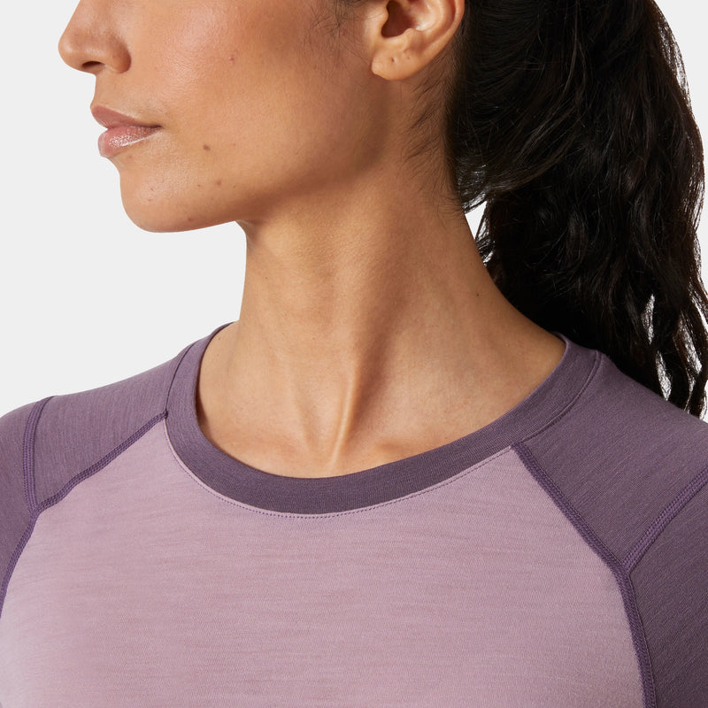 Helly Hansen HH Durawool langærmet baselayer trøje dame detalje