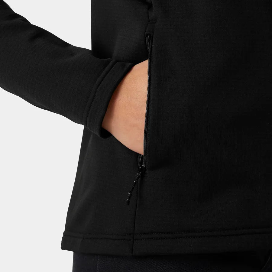 Helly Hansen Versalite fleecejakke dame detalje