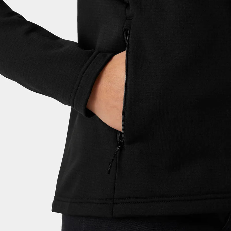 Helly Hansen Versalite fleecejakke dame detalje