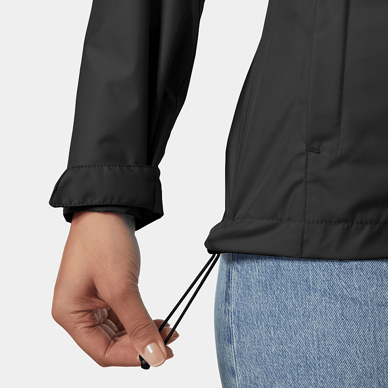 Helly Hansen Seven J dame regnjakke detalje