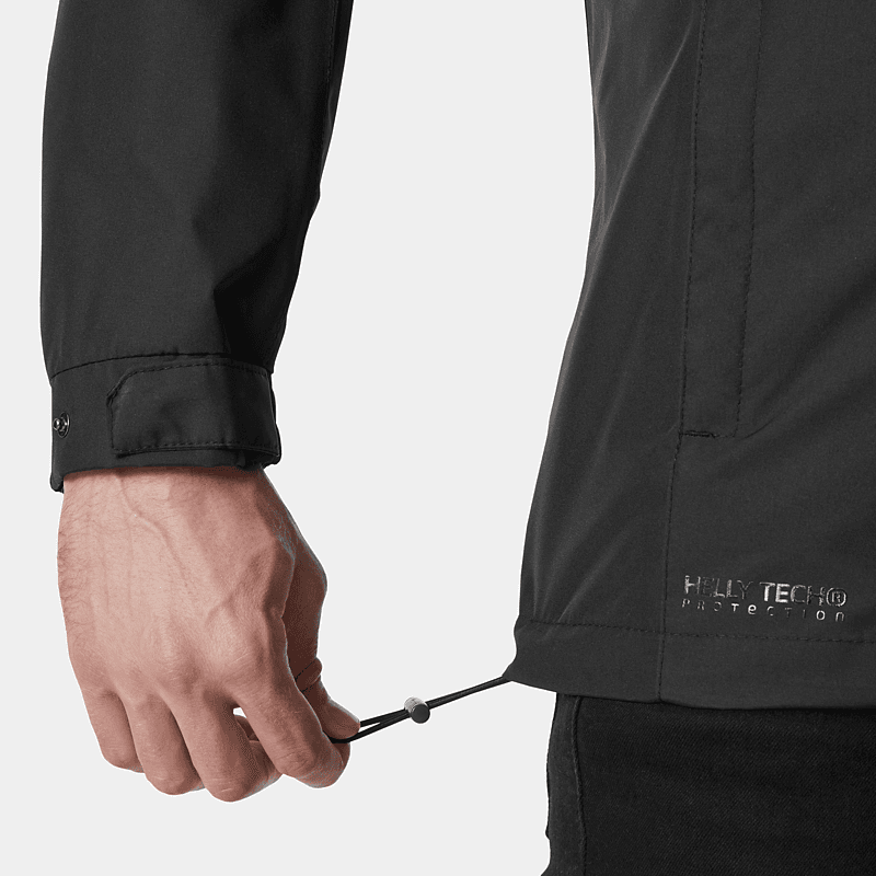 Helly Hansen Dubliner herre regnjakke detalje