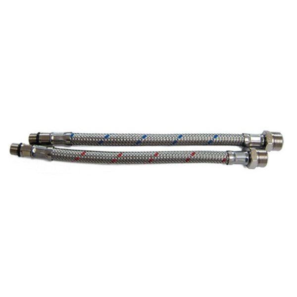 Flexslange blå, m10 han - 3/8" han-1