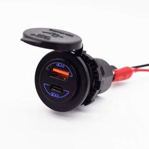Marine USB Udtag QC3.0 og QC 4.0-1
