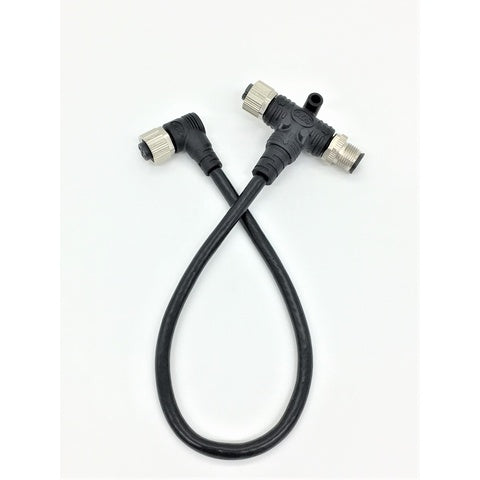 20cm Dropkabel med T-STYKKE og 90gr stik-1