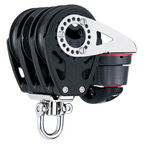 Harken Ratchet blok 57 mm tripel, svirvel, Cam-Cle-1