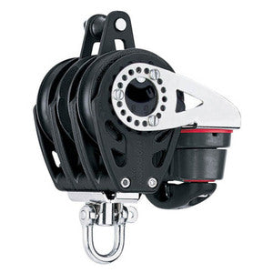 Harken Ratchet blok 57 mm tripel, svirvel hunsvot