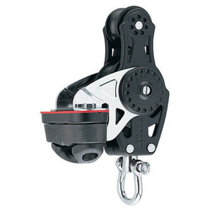 Harken Carbo Blok 57 mm enkelt, violin, Cam-Cleat-1