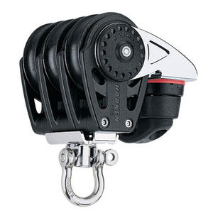 Harken Carbo Blok 40 mm tripel , svirvel , Cam-Cle-1