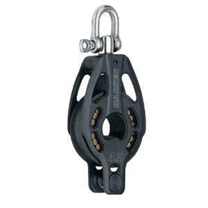 Harken Black Magic Air blok 45 mm enkelt, hunsvot