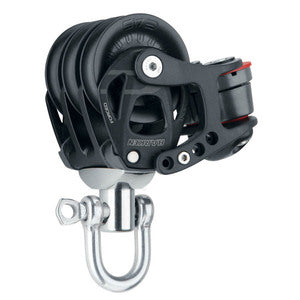 Harken Element blok 45 mm tripple m. svirvel og Ca-1