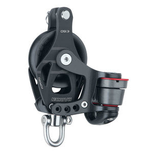 Harken Element blok 60 mm enkelt m. svirvel, Cam-C-1