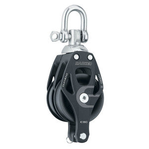 Harken Element blok 80 mm dobbelt m. svirvel og Ca-1