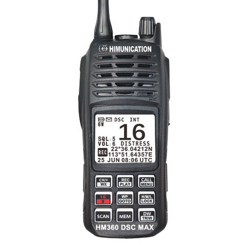 HM360 MAX DSC-D VHF Radio 6W m. ATIS og L1 + L2-1