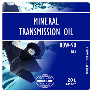 Orbitrade Gearolie mineralsk 80W-90 20L-1