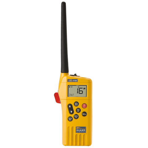 Ocean Signal SafeSea V100 GMDSS VHF Radio inkl. opladeligt Batteri 720S-00614-1