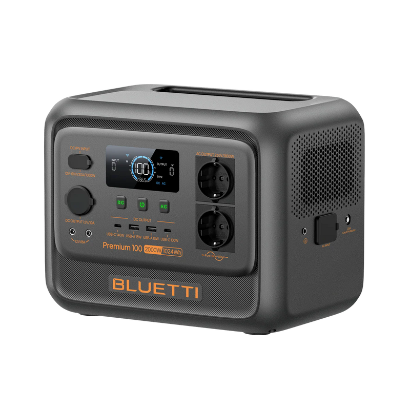 BLUETTI Premium 100 V2 Portable Power Station | 2.000W 1.024Wh-3