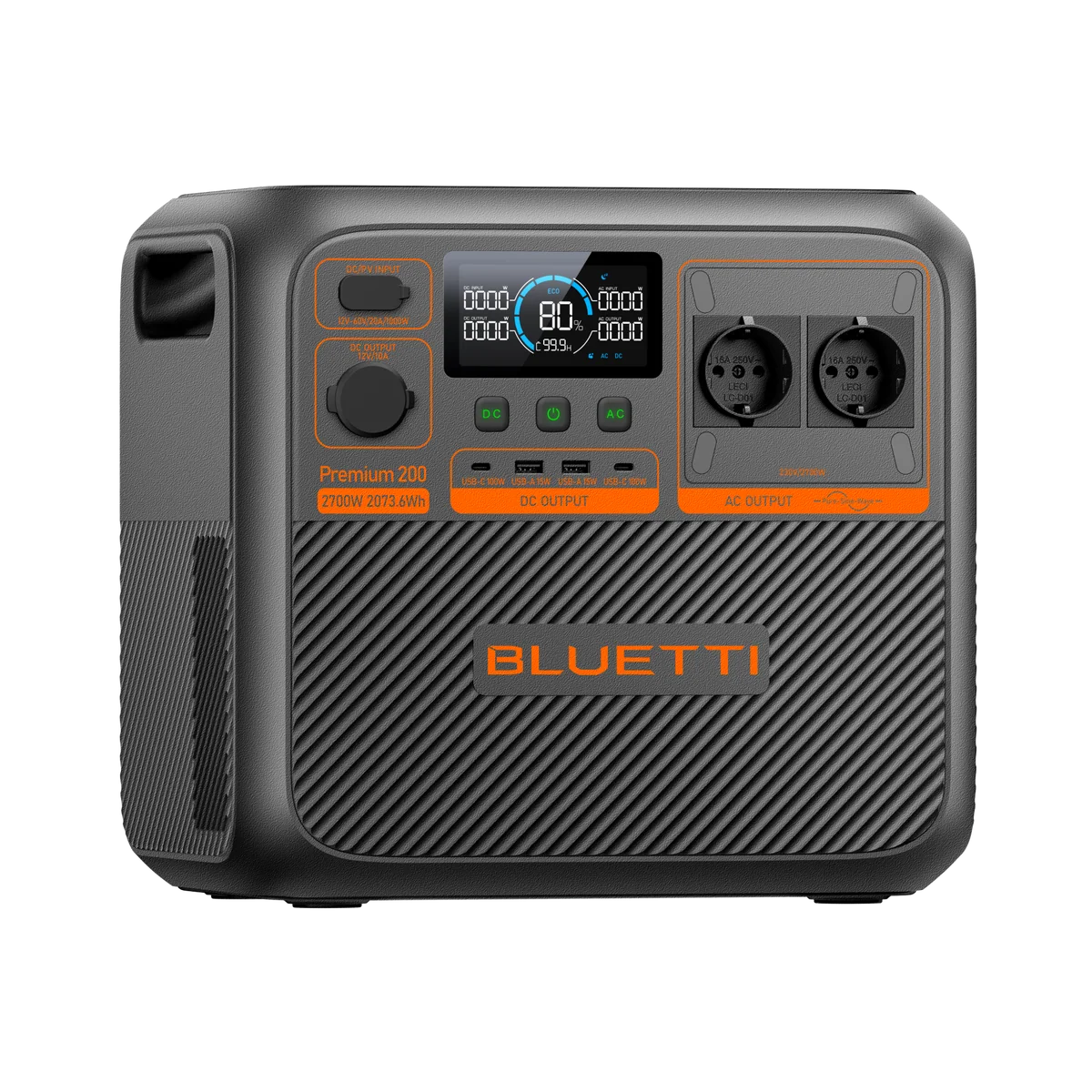 BLUETTI Premium 200 V2 Portable Power Station | 2.700W 2.073,6Wh-3