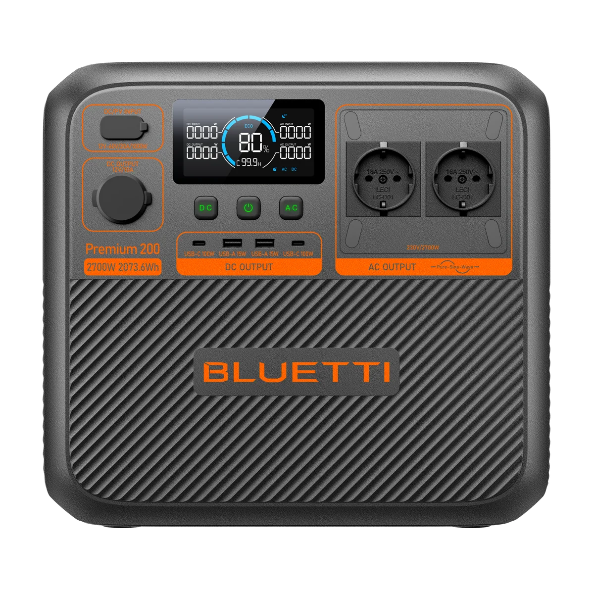 BLUETTI Premium 200 V2 Portable Power Station | 2.700W 2.073,6Wh