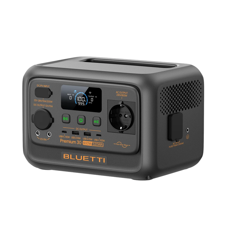 BLUETTI Premium 30 V2 Portable Power Station | 600W 320Wh-3