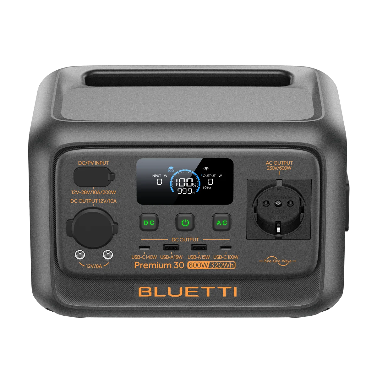 BLUETTI Premium 30 V2 Portable Power Station | 600W 320Wh
