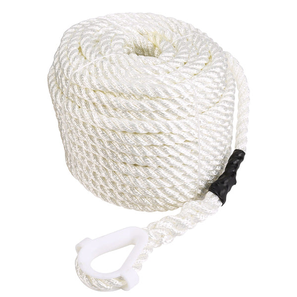 3-Slået Polyester/PP tov hvid med nylon kovs 12 mm 35 meter-1