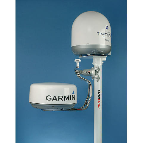 Scanstrut DLMP1-30F Selv nivellerende radarmast for dobbelt montering-1