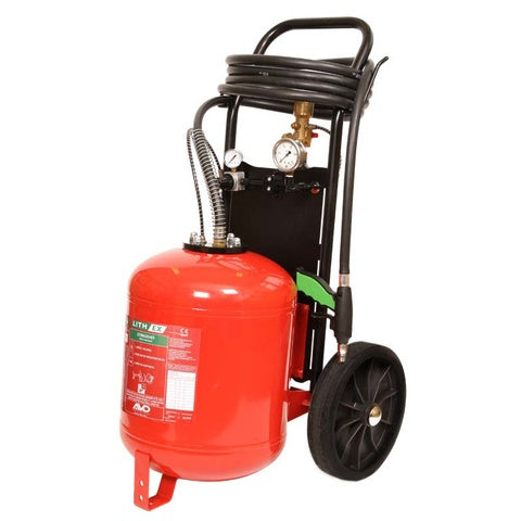 Sea-Fire AVD lithium-ion ildslukker på trolley 25 Liter-1