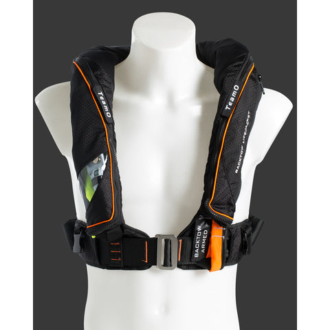 TeamO Ocean 275N BackTow Redningsvest sort m. orange trim-1
