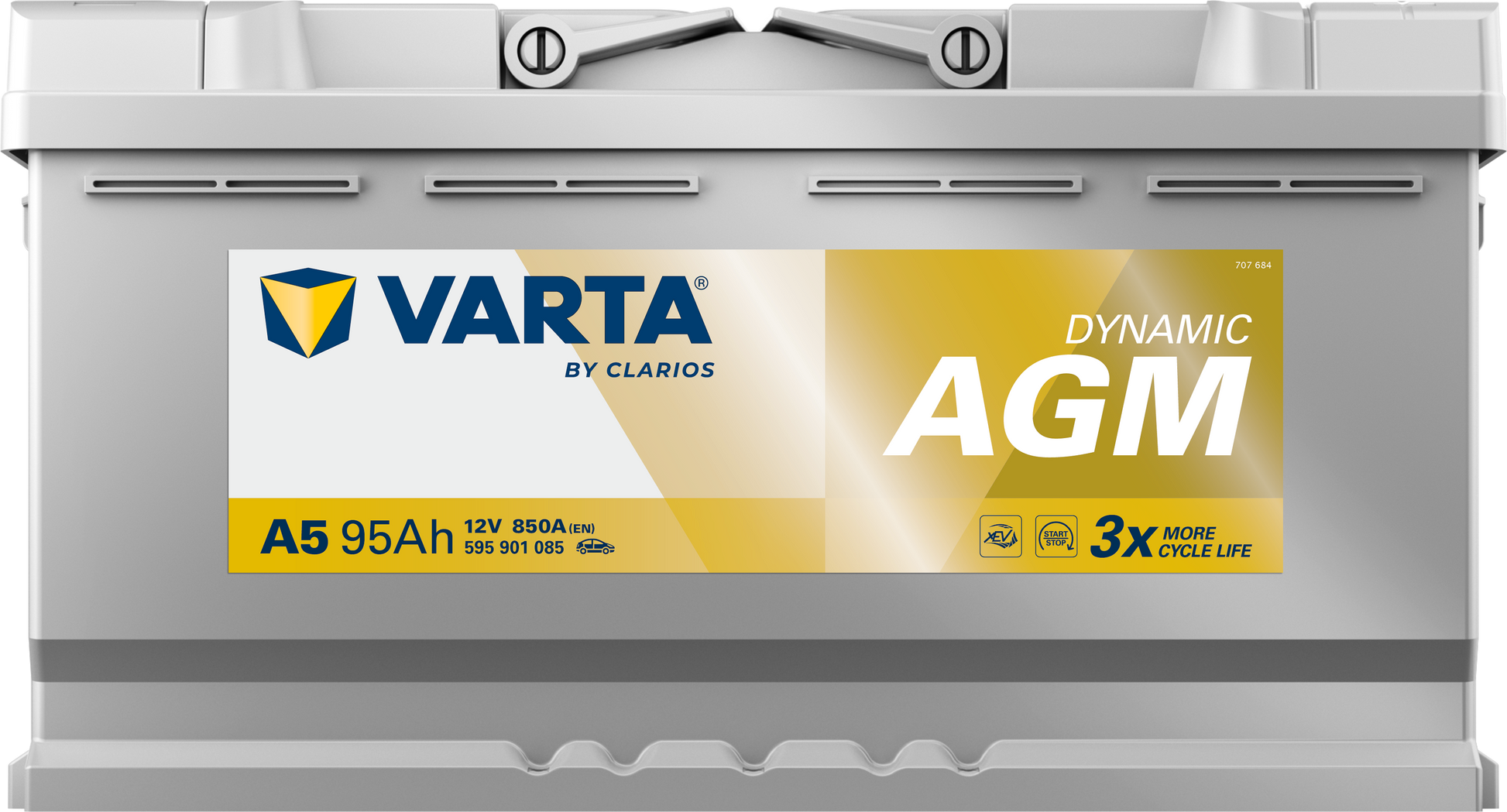 VARTA Dynamic AGM batteri 12V 95Ah A5-3