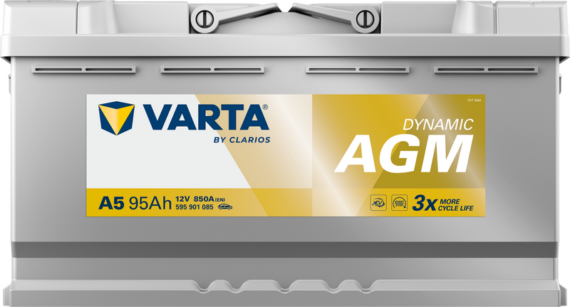 VARTA Dynamic AGM batteri 12V 95Ah A5-3