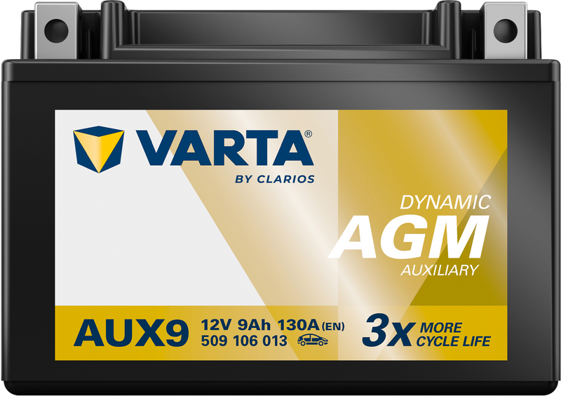 VARTA Dynamic AUX batteri 12V 9Ah AUX9-3