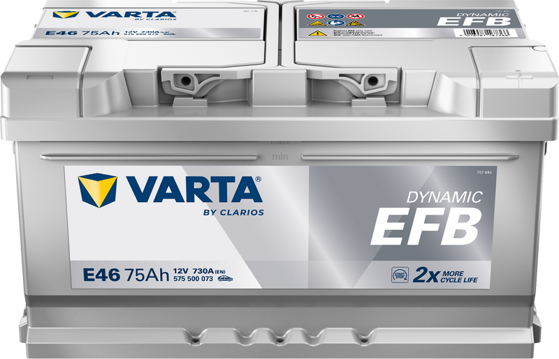 VARTA Dynamic EFB batteri 12V 75Ah E46-1