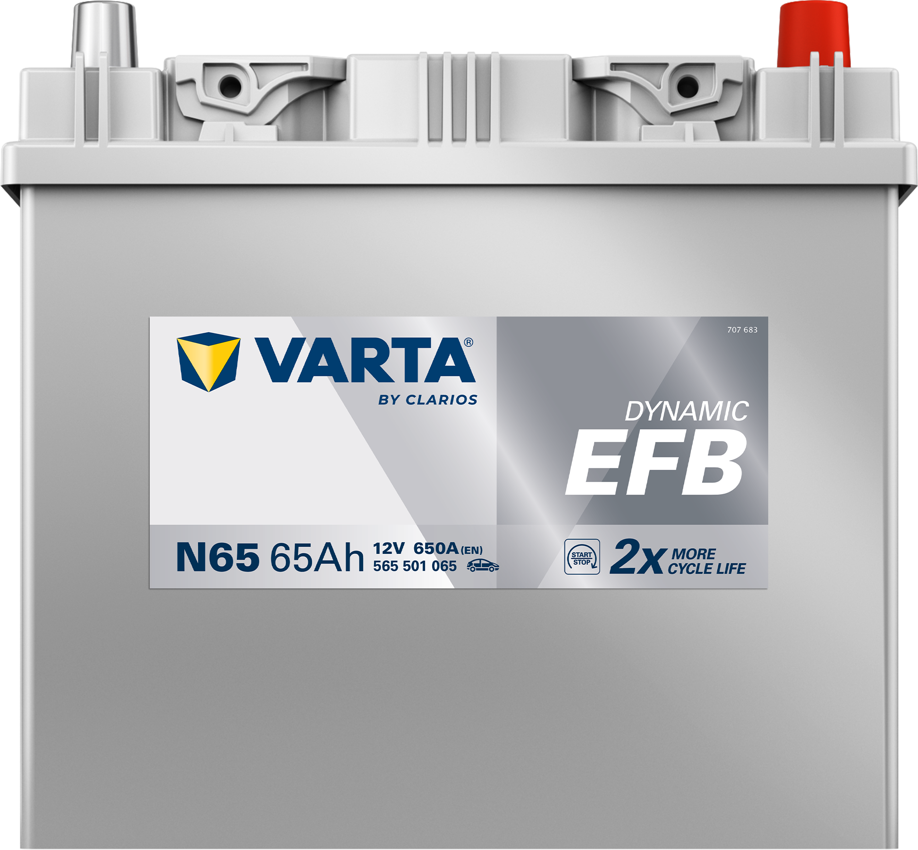 VARTA Dynamic EFB batteri 12V 65Ah N65-3