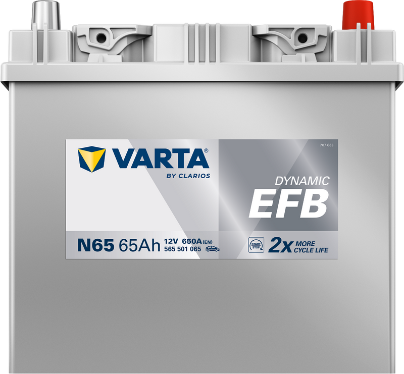 VARTA Dynamic EFB batteri 12V 65Ah N65-3