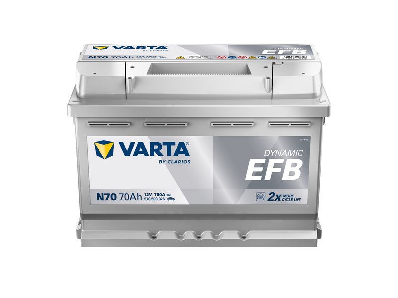 VARTA Dynamic EFB batteri 12V 70Ah N70-1