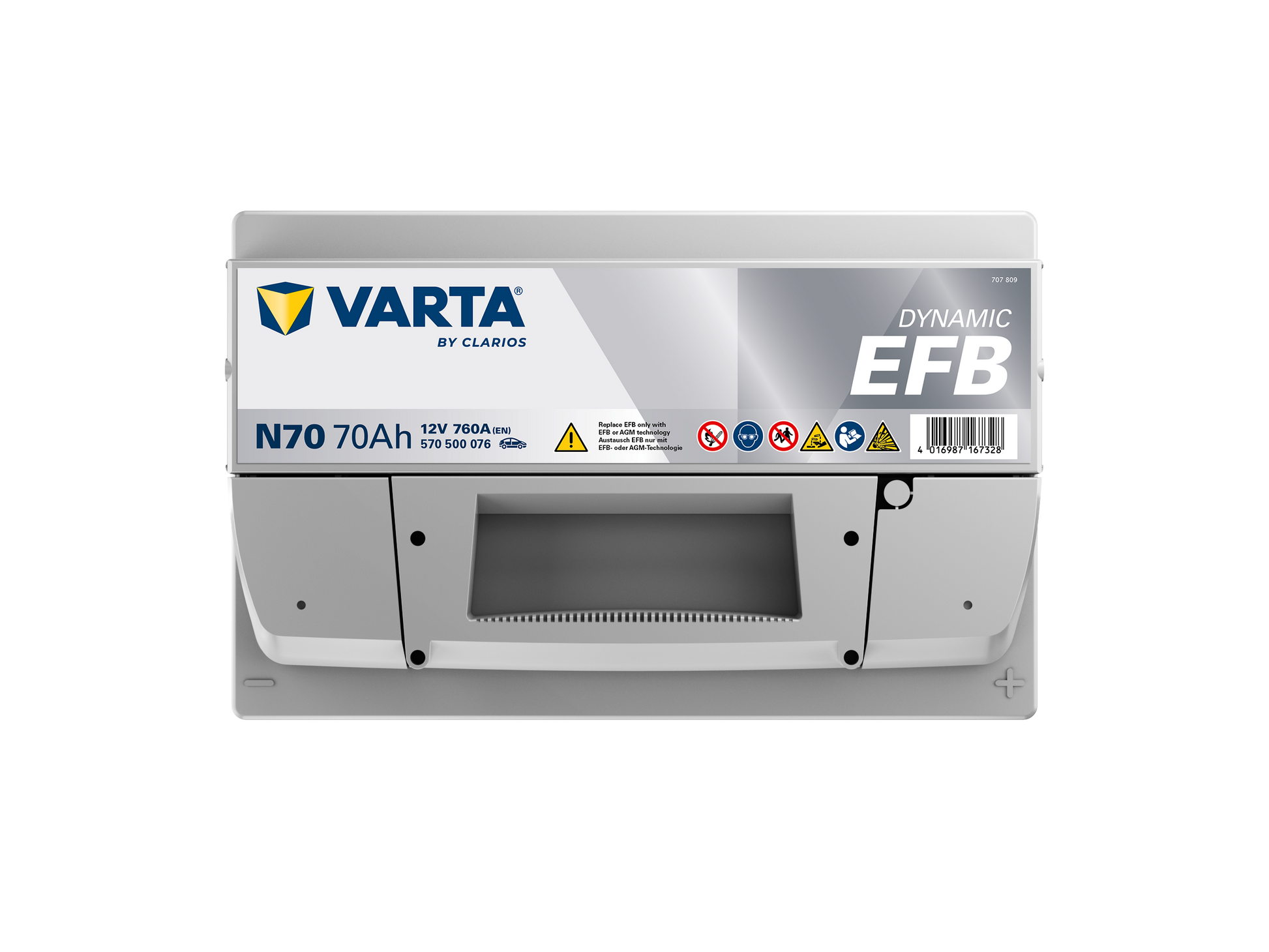 VARTA Dynamic EFB batteri 12V 70Ah N70-4