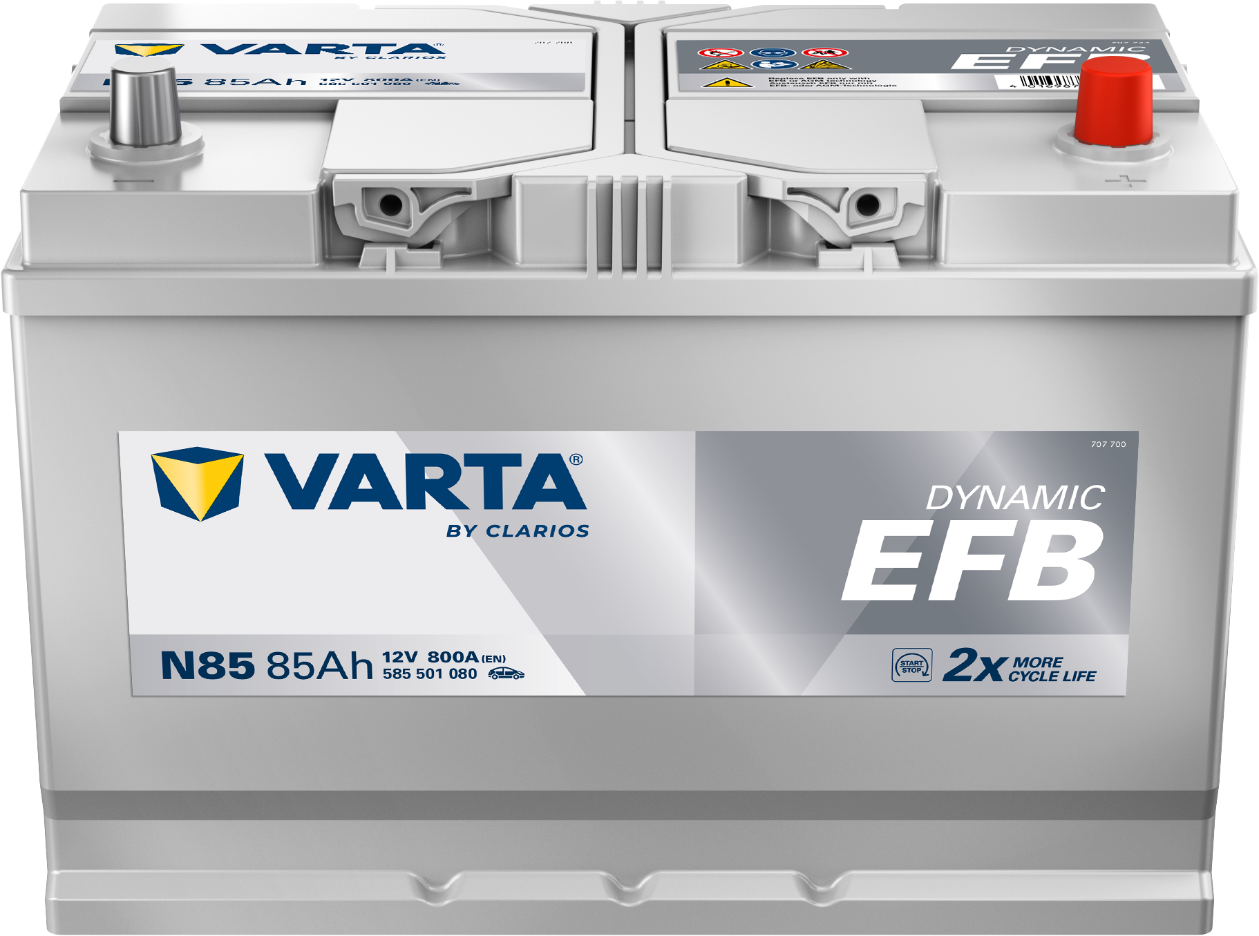 VARTA Dynamic EFB batteri 12V 85Ah N85