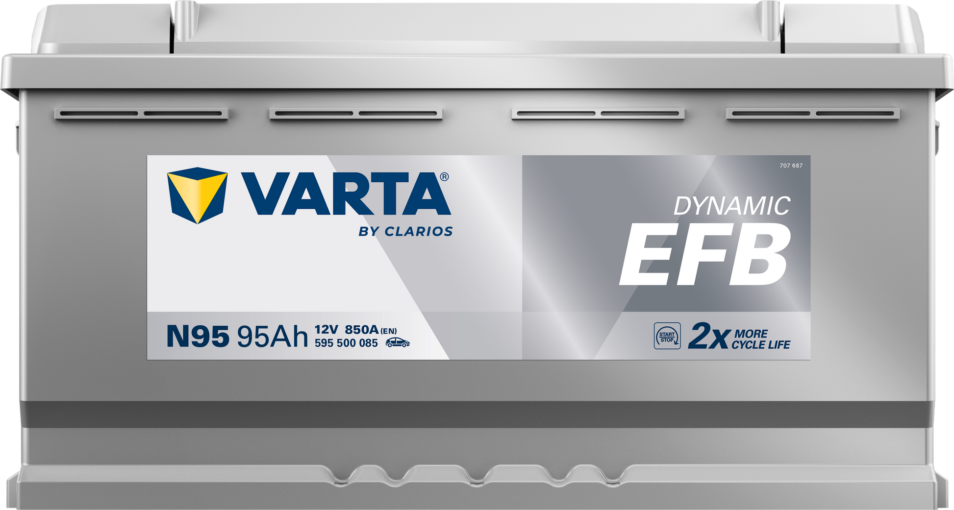 VARTA Dynamic EFB batteri 12V 95Ah N95-3