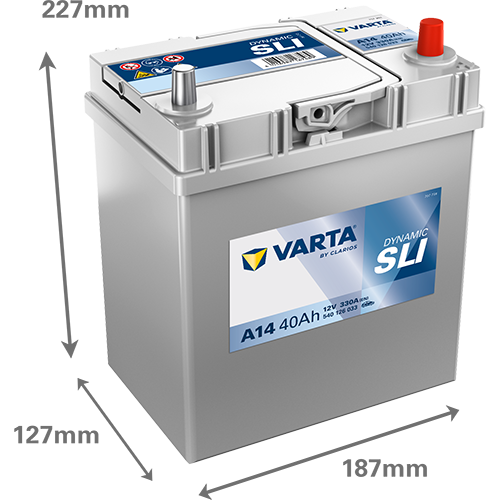 VARTA Dynamic SLI batteri 12V 40Ah A14