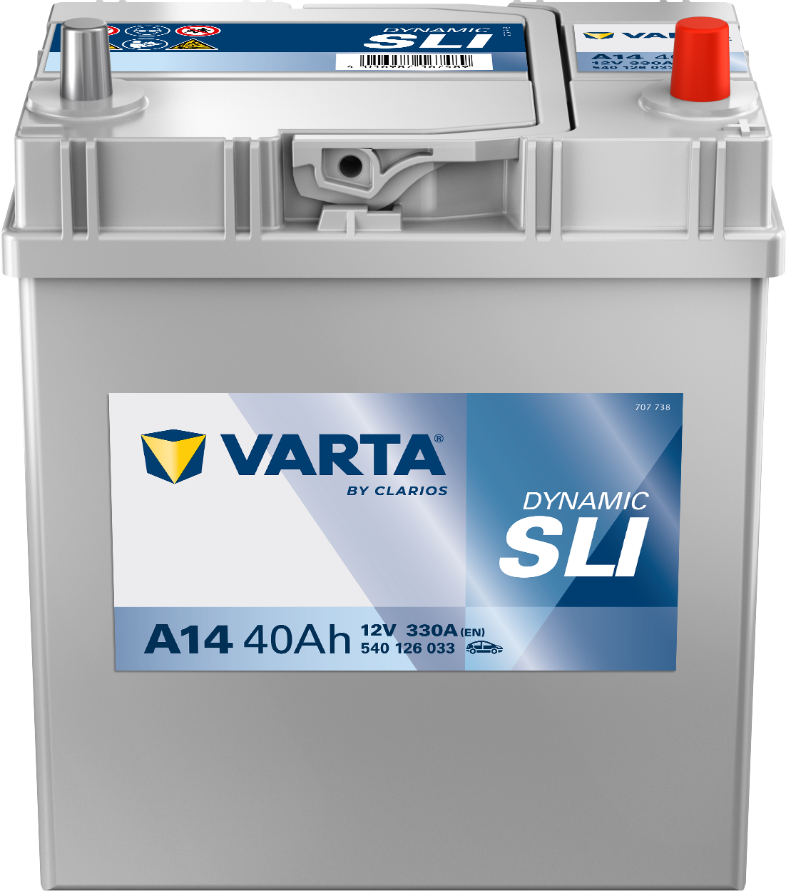 VARTA Dynamic SLI batteri 12V 40Ah A14